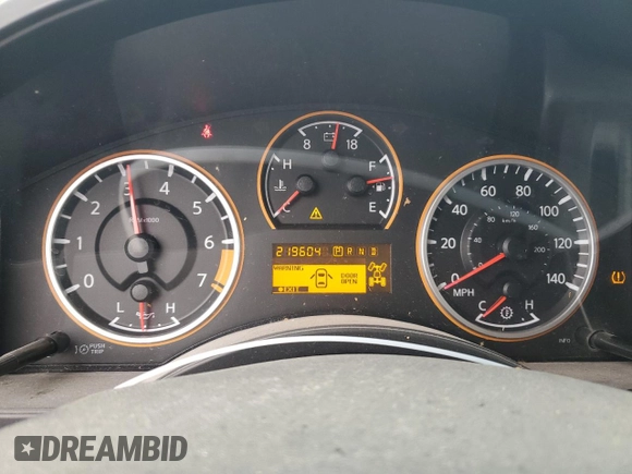 2012 Nissan Titan S with VIN 1N6AA0EC5CN320679, listed as a Copart auction lot 43398135 with 219,604 mi miles and Salvage Title. Bid and sale history available at carsss.com. Image 9.
