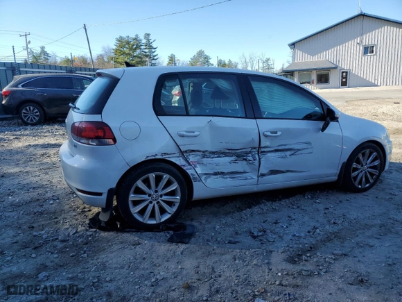 2013 Volkswagen Golf TDI w/Sunroof & Nav with VIN WVWNM7AJ4DW126519, listed as a Copart auction lot 81558904 with 208,280 mi miles and Salvage Title. Bid and sale history available at carsss.com. Image 3.