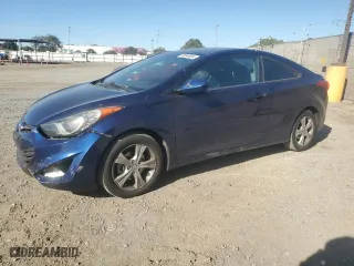 2013 Hyundai Elantra Coupe GS with VIN KMHDH6AE3DU007820, listed as a Copart auction lot 79544654 with NaN miles and Salvage Title. Bid and sale history available at carsss.com. Image 1.
