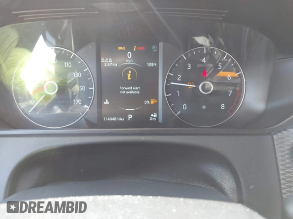 2019 Land Rover Range Rover Velar with VIN SALYA2EX5KA791312, listed as a IAAI auction lot 42224797 with 114,048 mi miles and . Bid and sale history available at DreamBid. Image 7.