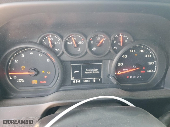 2024 Chevrolet Silverado 2500HD Custom with VIN 2GC4YME71R1262196, listed as a Copart auction lot 42389925 with 5,801 mi miles and Salvage Title. Bid and sale history available at carsss.com. Image 9.