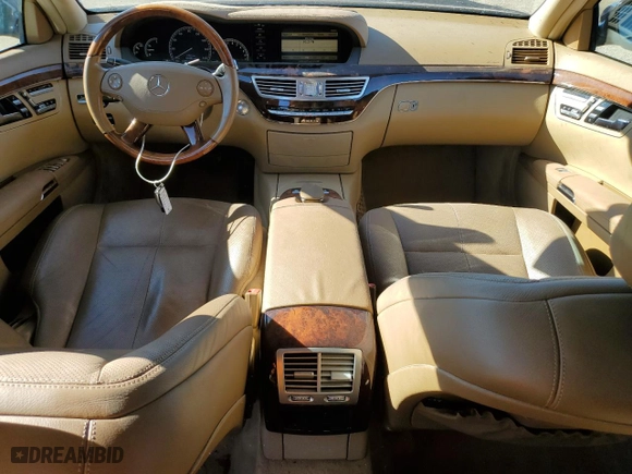 2008 Mercedes-Benz S-Class 5.5L V8 with VIN WDDNG86X48A236554, listed as a Copart auction lot 47063875 with 126,402 mi miles and Salvage Title. Bid and sale history available at carsss.com. Image 8.