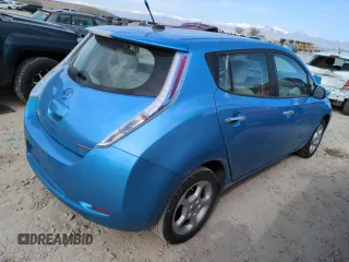 2013 Nissan LEAF SL with VIN 1N4AZ0CP4DC423984, listed as a Copart auction lot 52633125 with 61,229 mi miles and Salvage Title. Bid and sale history available at DreamBid. Image 3.