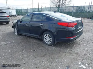 2012 Kia Optima LX with VIN 5XXGM4A7XCG017199, listed as a IAAI auction lot 41811678 with 168,691 mi miles. Bid and sale history available at carsss.com. Image 3.