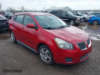 2009 Pontiac Vibe w/1SA with VIN 5Y2SP67859Z432577, listed as a IAAI auction lot 41914396 with 165,396 mi miles. Bid and sale history available at carsss.com. Image 1.