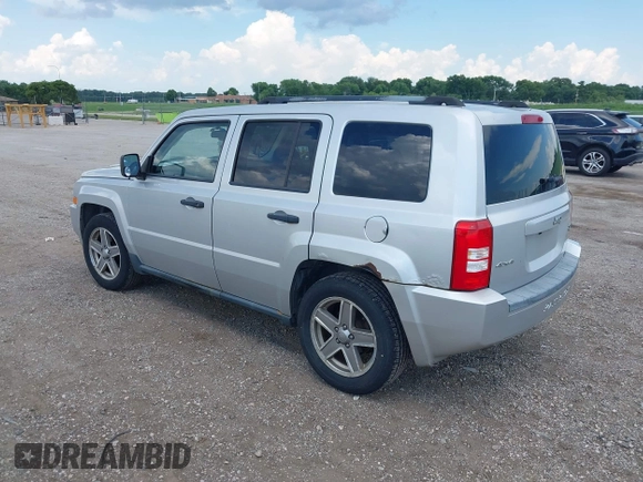 2007 Jeep Patriot Sport with VIN 1J8FF28W17D395749, listed as a IAAI auction lot 42615557 with 227,783 mi miles and . Bid and sale history available at DreamBid. Image 3.