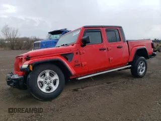 2021 Jeep Gladiator Freedom с VIN 1C6HJTAG6ML576801, выставлен на аукционе Copart как лот 51083125 с пробегом 51 874 миль миль и Списание • Salvage title. История ставок и продаж доступна на DreamBid. Изображение 1.