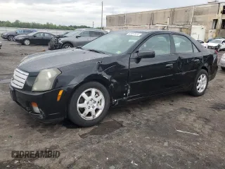 2007 Cadillac CTS with VIN 1G6DM57TX70129217, listed as a Copart auction lot 77952324 with 75,517 mi miles and Salvage Title. Bid and sale history available at carsss.com. Image 1.