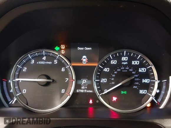 2015 Acura TLX V6 Tech with VIN 19UUB2F52FA022905, listed as a IAAI auction lot 41792174 with 79,819 mi miles. Bid and sale history available at carsss.com. Image 7.