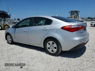 2015 Kia Forte LX with VIN KNAFX4A69F5343124, listed as a Copart auction lot 54858145 with 130,488 mi miles and Salvage Title. Bid and sale history available at carsss.com. Image 2.