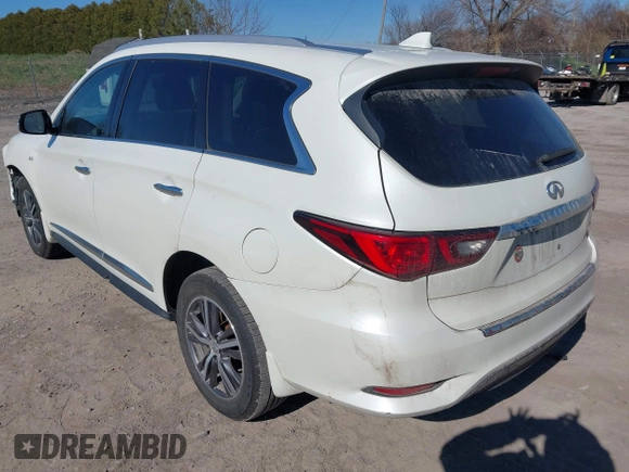 2019 Infiniti QX60 Luxe z VIN 5N1DL0MM1KC514667, wystawiony jako IAAI lot #42069954 z przebiegiem 85 975 mil mil oraz . Historia ofert i sprzedaży dostępna na DreamBid. Obrazek 3.