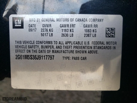 2018 Cadillac XTS Luxury with VIN 2G61M5S36J9117797, listed as a Copart auction lot 88912045 with 77,702 mi miles and Salvage Title. Bid and sale history available at carsss.com. Image 13.