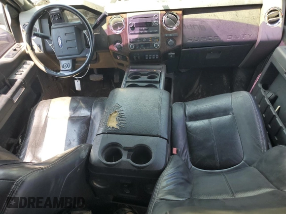2011 Ford F-350 XL with VIN 1FT8W3BT7BEC19876, listed as a Copart auction lot 66935314 with 252,564 mi miles and Salvage Title. Bid and sale history available at DreamBid. Image 8.