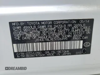 2014 Lexus GS 350 z VIN JTHCE1BLXE5026495, wystawiony jako Copart lot #54773625 z przebiegiem 124 382 mil mil oraz Szkoda całkowita • Salvage title. Historia ofert i sprzedaży dostępna na DreamBid. Obrazek 12.