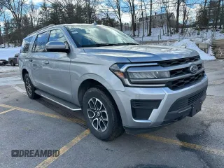 2023 Ford Expedition Max XLT with VIN 1FMJK1J82PEA55695, listed as a Copart auction lot 47253155 with 35,370 mi miles and Non repairable. Bid and sale history available at DreamBid. Image 4.