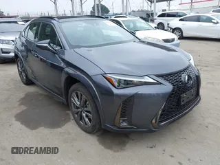 2023 Lexus UX 250h F Sport z VIN JTHB6JBH9P2132431, wystawiony jako IAAI lot #42137625 z przebiegiem 15 923 mil mil oraz . Historia ofert i sprzedaży dostępna na DreamBid. Obrazek 1.