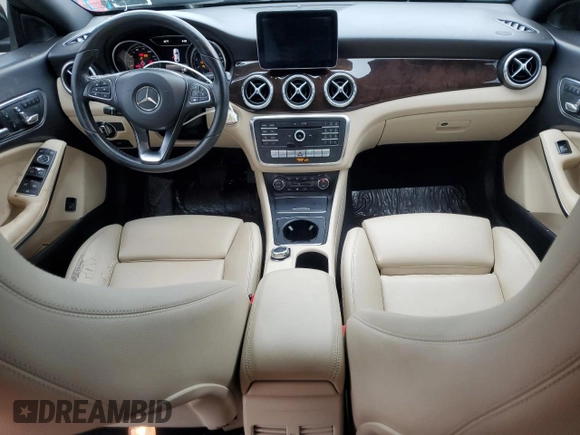 2018 Mercedes-Benz CLA 250 with VIN WDDSJ4GBXJN583756, listed as a Copart auction lot 61269825 with 67,389 mi miles and Salvage title. Bid and sale history available at DreamBid. Image 8.