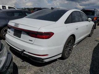 2021 Audi A8 with VIN WAU8DAF81MN011833, listed as a Copart auction lot 74031874 with 53,125 mi miles and Non Repairable. Bid and sale history available at carsss.com. Image 3.