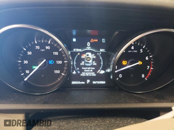 2019 Land Rover Discovery SE with VIN SALRG2RV4KA094368, listed as a Copart auction lot 58719874 with 50,223 mi miles and Salvage Title. Bid and sale history available at carsss.com. Image 9.