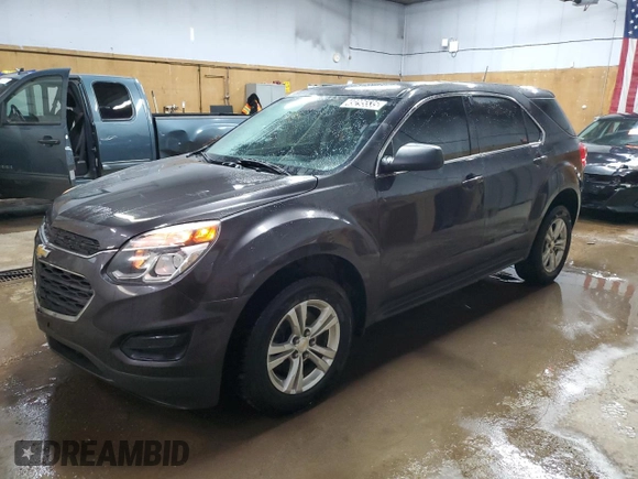 2016 Chevrolet Equinox LS with VIN 2GNFLEEK1G6339643, listed as a Copart auction lot 49295535 with 121,620 mi miles and Clean Title. Bid and sale history available at DreamBid. Image 1.