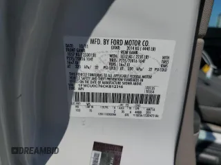 2012 Ford Escape XLS z VIN 1FMCU0C76CKB12316, wystawiony jako Copart lot #65011265 z przebiegiem 139 992 mil mil oraz Szkoda całkowita • Salvage title. Historia ofert i sprzedaży dostępna na DreamBid. Obrazek 14.