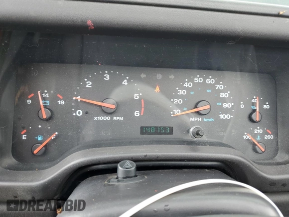 2002 Jeep Wrangler Sport with VIN 1J4FA49S12P730135, listed as a Copart auction lot 54477835 with 148,153 mi miles and Salvage title. Bid and sale history available at DreamBid. Image 9.