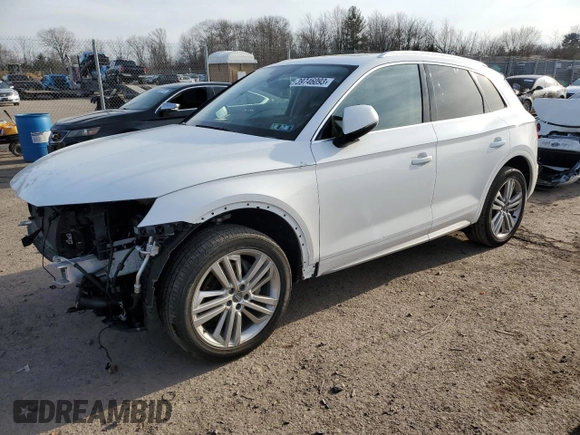 2018 Audi Q5 Prestige with VIN WA1CNAFY8J2245842, listed as a Copart auction lot 39746093 with 53,780 mi miles and . Bid and sale history available at DreamBid. Image 1.