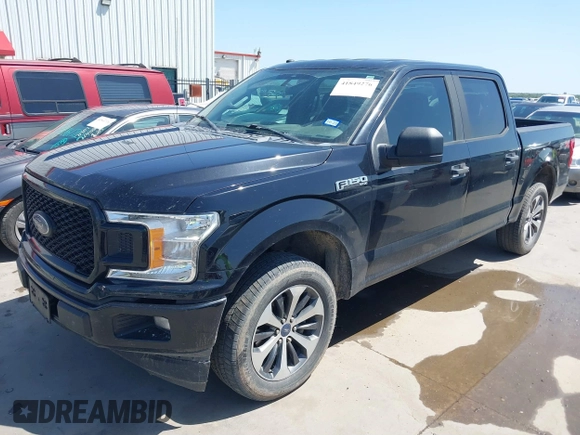 2019 Ford F-150 XL with VIN 1FTEW1CP1KKE90717, listed as a IAAI auction lot 41849276 with 113,241 mi miles and . Bid and sale history available at DreamBid. Image 2.