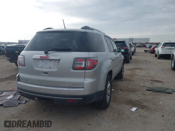 2015 GMC Acadia SLE with VIN 1GKKVPKD2FJ357397, listed as a IAAI auction lot 41584912 with 60,388 mi miles. Bid and sale history available at carsss.com. Image 4.