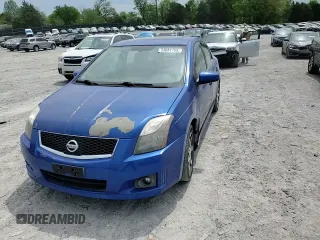 2012 Nissan Sentra SR with VIN 3N1AB6AP9CL715446, listed as a Copart auction lot 53681755 with 135,578 mi miles and Salvage Title. Bid and sale history available at DreamBid. Image 14.