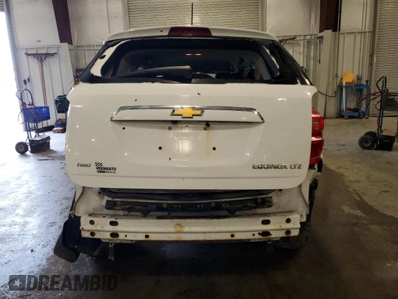 2016 Chevrolet Equinox LTZ with VIN 2GNFLGEK1G6189576, listed as a Copart auction lot 51915475 with 95,691 mi miles and Non Repairable. Bid and sale history available at carsss.com. Image 6.