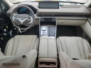 2023 Genesis GV80 with VIN KMUHBDSB9PU121340, listed as a Copart auction lot 71724254 with 17,259 mi miles and Salvage Title. Bid and sale history available at carsss.com. Image 8.