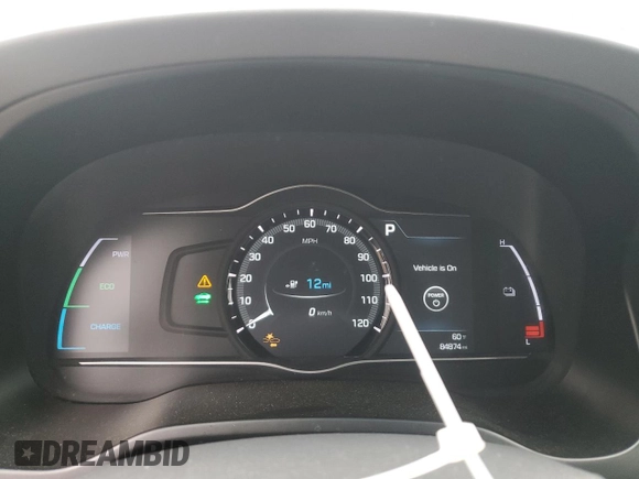 2019 Hyundai Ioniq Limited z VIN KMHC05LH5KU050010, wystawiony jako Copart lot #58475225 z przebiegiem 84 874 mil mil oraz Czysty tytuł • Clean title. Historia ofert i sprzedaży dostępna na DreamBid. Obrazek 9.