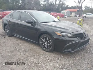2023 Toyota Camry SE with VIN 4T1T11AK1PU774630, listed as a IAAI auction lot 41710289 with 15,385 mi miles. Bid and sale history available at carsss.com. Image 1.