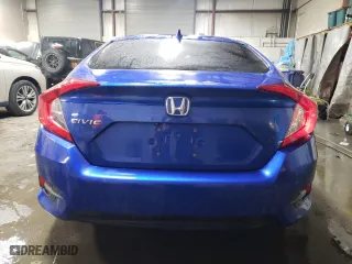 2017 Honda Civic Sedan EX with VIN 19XFC2F79HE081326, listed as a Copart auction lot 42288255 with 53,547 mi miles and Salvage Title. Bid and sale history available at carsss.com. Image 6.