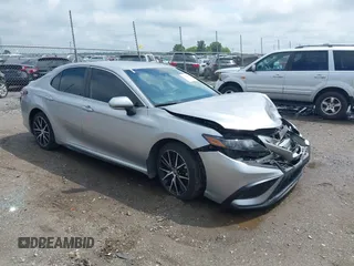 2021 Toyota Camry SE Nightshade with VIN 4T1T11AK3MU542610, listed as a IAAI auction lot 39350024 with 71,086 mi miles and . Bid and sale history available at DreamBid. Image 1.