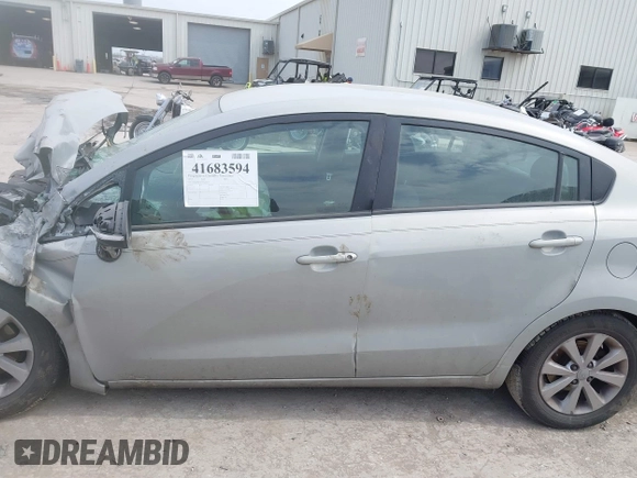 2013 Kia Rio EX with VIN KNADN4A34D6223239, listed as a IAAI auction lot 41683594 with 95,550 mi miles and . Bid and sale history available at DreamBid. Image 14.