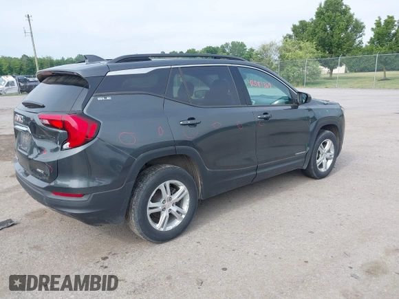 2020 GMC Terrain SLE with VIN 3GKALTEV0LL158495, listed as a IAAI auction lot 42583369 with 30,728 mi miles and . Bid and sale history available at DreamBid. Image 4.
