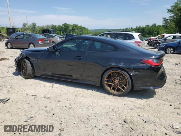 2022 BMW M4 Competition xDrive with VIN WBS43AZ02NCH67299, listed as a Copart auction lot 58264194 with 19,176 mi miles and Salvage Title. Bid and sale history available at carsss.com. Image 2.
