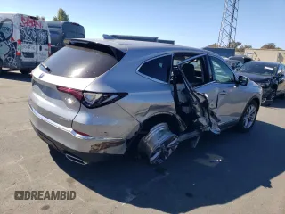 2023 Acura MDX with VIN 5J8YE1H32PL032645, listed as a Copart auction lot 71673994 with 38,961 mi miles and Salvage Title. Bid and sale history available at carsss.com. Image 3.