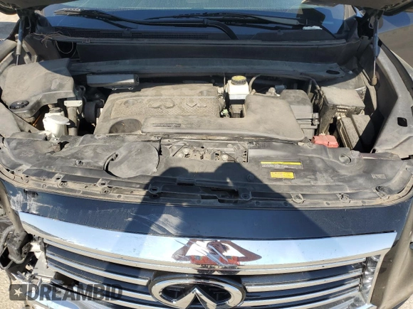 2013 Infiniti JX35 with VIN 5N1AL0MM2DC333731, listed as a Copart auction lot 74307604 with 121,310 mi miles and Salvage Title. Bid and sale history available at carsss.com. Image 12.