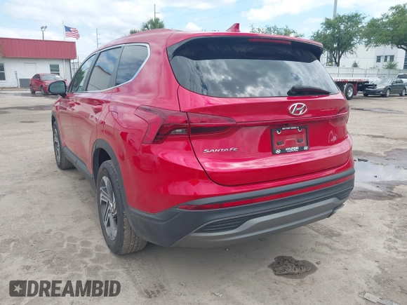 2022 Hyundai Santa Fe SE with VIN 5NMS14AJ6NH376410, listed as a IAAI auction lot 42005742 with 46,414 mi miles and . Bid and sale history available at DreamBid. Image 3.