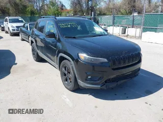 2019 Jeep Cherokee Latitude Plus with VIN 1C4PJMLB3KD321381, listed as a IAAI auction lot 42074933 with 181,575 mi miles. Bid and sale history available at carsss.com. Image 1.