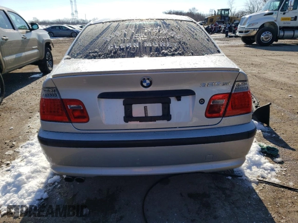 2005 BMW 3 Series 325xi with VIN WBAEU33445PF63965, listed as a Copart auction lot 77870223 with 0 mi miles and Salvage Title. Bid and sale history available at carsss.com. Image 6.