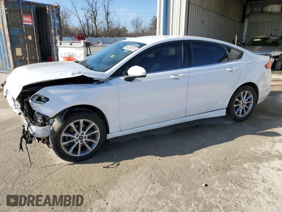 2017 Ford Fusion SE with VIN 3FA6P0H71HR355770, listed as a Copart auction lot 44199754 with 98,350 mi miles and Salvage title. Bid and sale history available at DreamBid. Image 1.