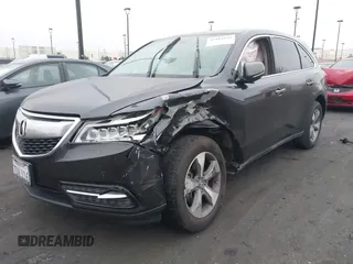 2014 Acura MDX with VIN 5FRYD3H27EB009798, listed as a IAAI auction lot 41884852 with 124,318 mi miles. Bid and sale history available at carsss.com. Image 20.