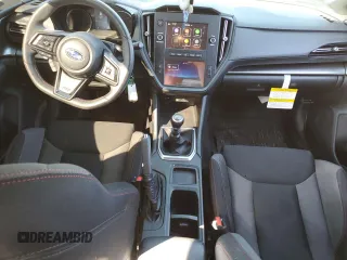 2023 Subaru WRX with VIN JF1VBAA66P9809569, listed as a Copart auction lot 76860074 with 19,786 mi miles and Salvage title. Bid and sale history available at DreamBid. Image 8.