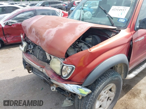 2004 Toyota Tacoma PreRunner with VIN 5TEGN92N34Z351987, listed as a IAAI auction lot 42314937 with 267,565 mi miles and . Bid and sale history available at DreamBid. Image 6.