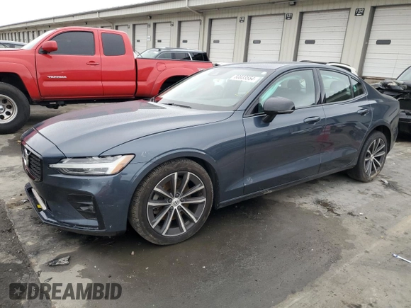 2021 Volvo S60 Momentum with VIN 7JR102FZ6MG118395, listed as a Copart auction lot 80833554 with 46,200 mi miles and Salvage Title. Bid and sale history available at carsss.com. Image 1.