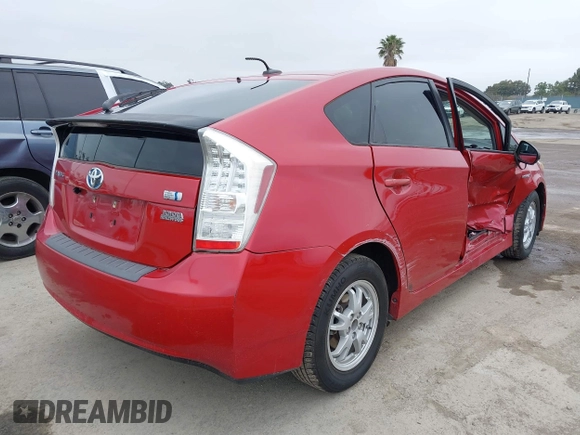 2011 Toyota Prius I z VIN JTDKN3DU4B0270344, wystawiony jako IAAI lot #41808961 z przebiegiem 190 893 mil mil oraz . Historia ofert i sprzedaży dostępna na DreamBid. Obrazek 4.